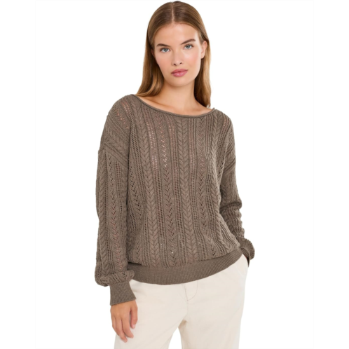 Sanctuary Cable Pointelle Popover