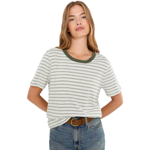Womens Faherty Sunwashed Essential Tee
