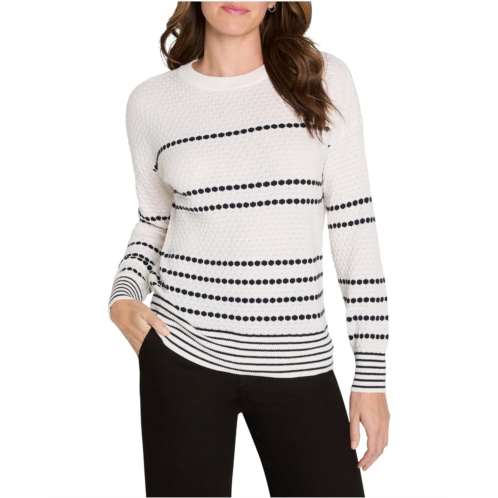 Womens NICZOE Circle Around Cotton Cashmere Sweater