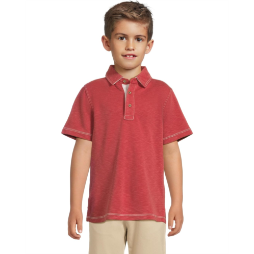 Johnston & Murphy Kids Vintage Slub Polo (Big Kid)