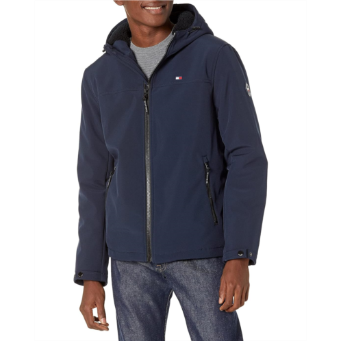 Mens Tommy Hilfiger Soft Shell Sherpa Lined Performance Jacket