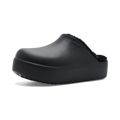 Womens Crocs Dylan Platform Lined Clogs Fuzzy Slippers