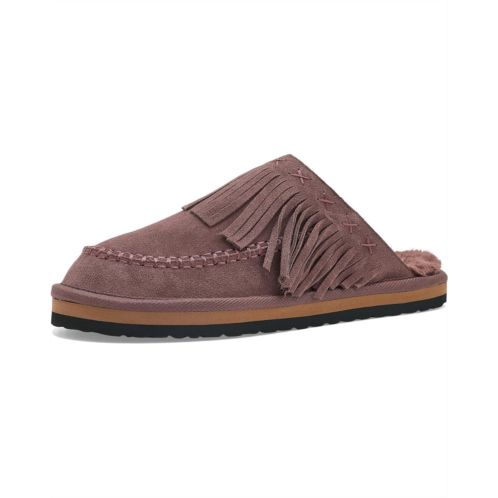 Womens Free People Fallon Fringe Mules