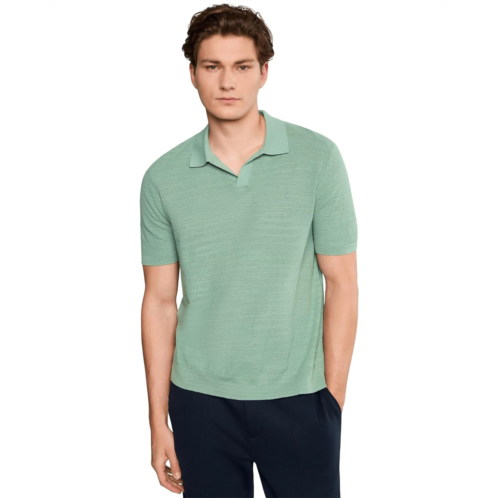 Mens Polo Ralph Lauren Textured Cotton-Linen Sweater