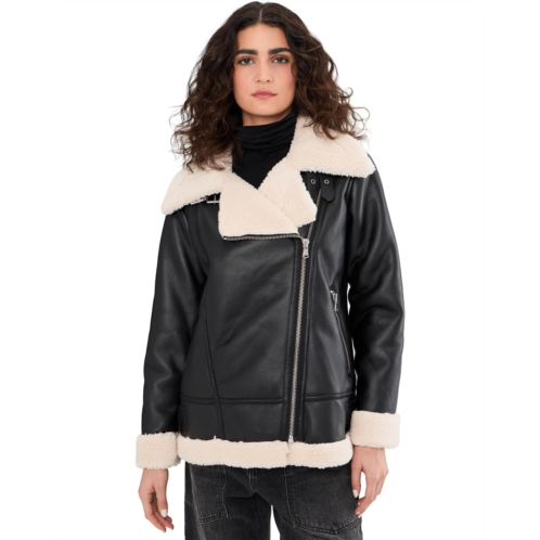 Womens Vince Camuto Zip Front Jacket with Collar