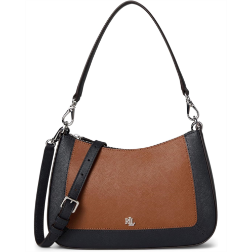 POLO Ralph Lauren Lauren Ralph Lauren Crosshatch Leather Medium Danni Bag