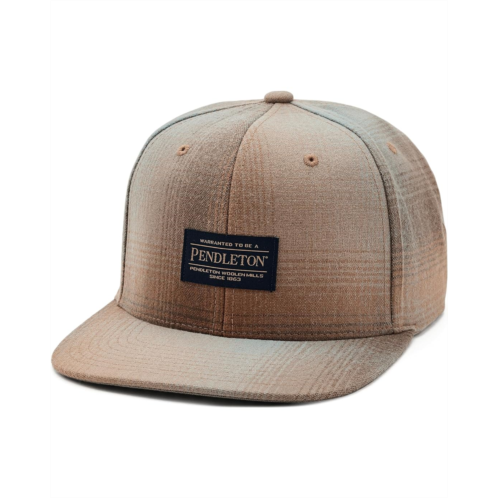 Pendleton Plaid Flat Brim Hat