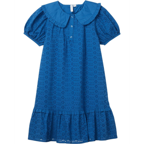 Janie and Jack Eyelet Dress (Toddler/Little Kid/Big Kid) Janie and Jack Eyelet Dress (Toddler/Little Kid/Big Kid)