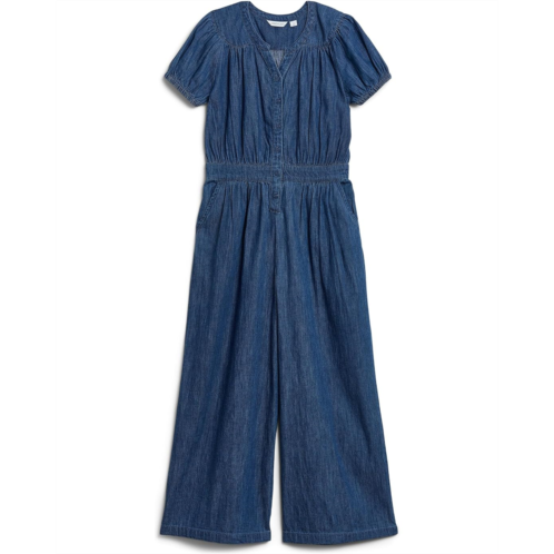 Girls Janie and Jack Denim Jumpsuit (Toddler/Little Kid/Big Kid)