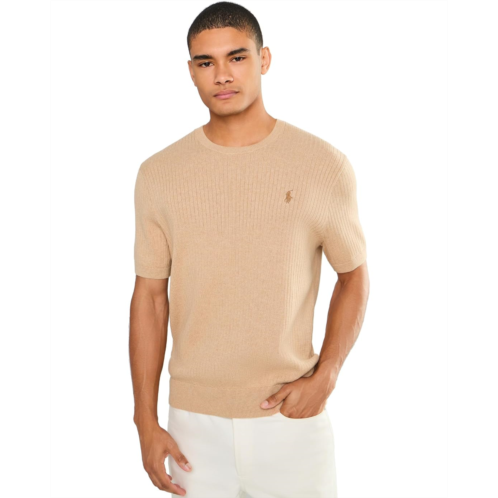 Polo Ralph Lauren Rib Knit Cotton Short Sleeve Sweater