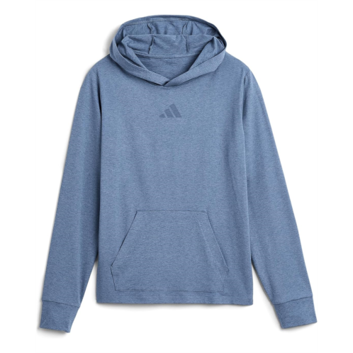 Adidas Kids All Sport Poly Hooded Pullover (Big Kid)