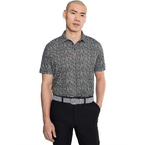 Mens Black Clover Lucky Swing Polo
