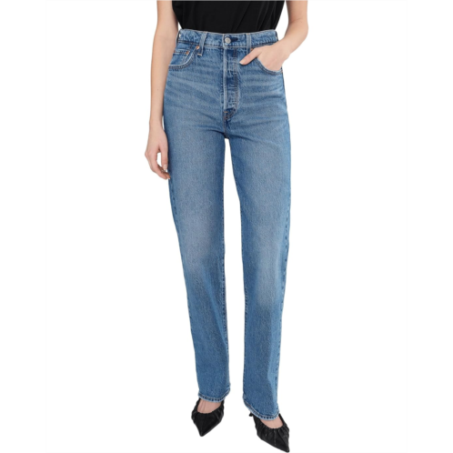 Womens Levis Premium Ribcage Full Length Jeans