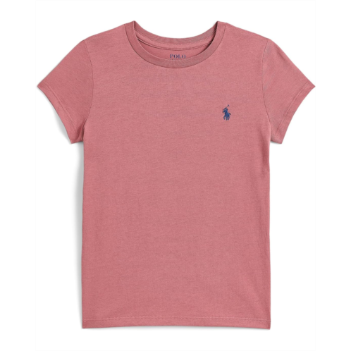 Girls Polo Ralph Lauren Kids Cotton Jersey Crewneck Tee (Big Kid)