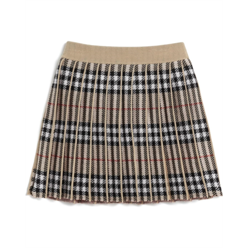 Girls Burberry Kids Philomena Check Bottoms (Toddler/Little Kid/Big Kid)