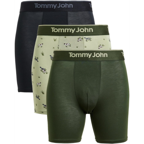 Mens Tommy John Second Skin Modal 6 Boxer Brief 3-Pack