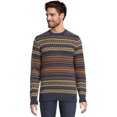 Mens Barbour Barbour Case Fair Isle Crew Neck Sweater