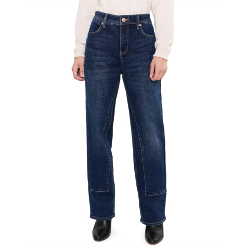 Womens NYDJ Petite Brooke Loose Straight Jeans