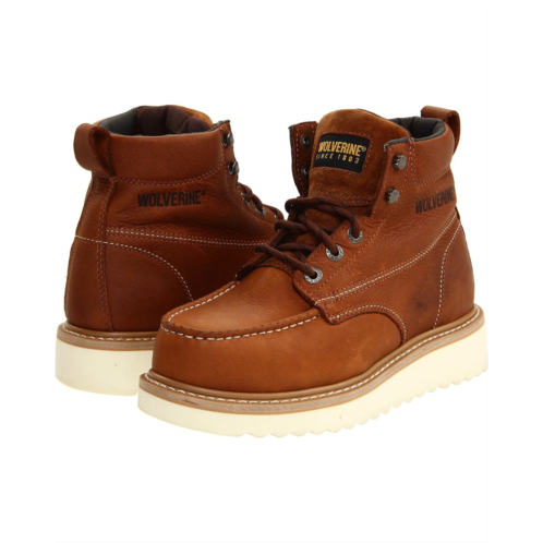 Mens Wolverine Moc Toe Wedge Heel Steel Toe