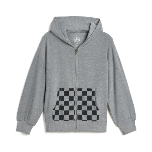 Boys Chaser Kids Cozy Knit Paxton Zip-Up Hoodie (Little Kid/Big Kid)