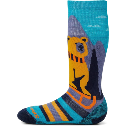 Smartwool Kids Kids Ski Light Cushion Sleigh Bear Over The Calf Socks (Little Kid)