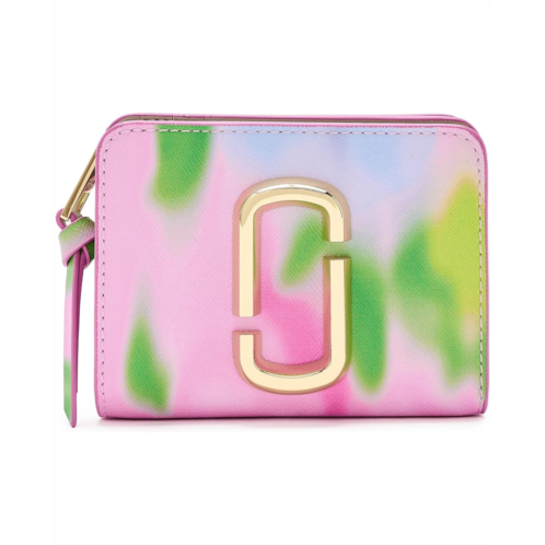 Marc Jacobs The Blurred Floral Snapshot Mini Compact Wallet