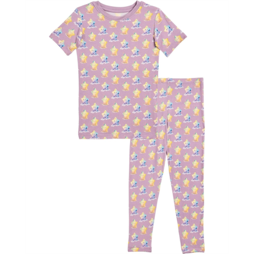 Kickee Pants Kids Print Short Sleeve Pajama Set (Big Kid)