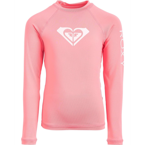 Girls Roxy Kids Whole Hearted Long Sleeve Rashguard (Little Kid)