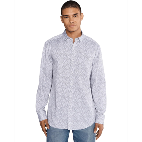 Mens Johnston & Murphy Printed Cotton Shirt