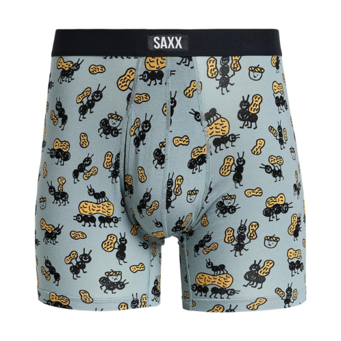 Mens SAXX UNDERWEAR Vibe Xtra Soft Comfort Boxer Briefs Fly