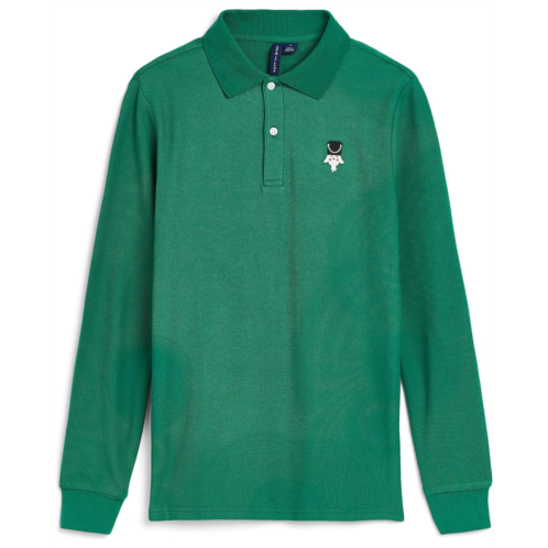 Boys Janie and Jack Embroidered Pique Polo (Toddler/Little Kid/Big Kid)