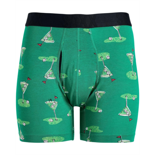 SAXX UNDERWEAR Droptemp Cooling Cotton Boxer Briefs Fly