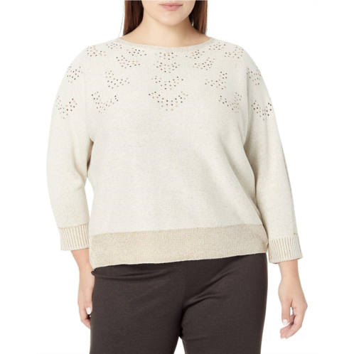 NICZOE Plus Size Constellation Sweater