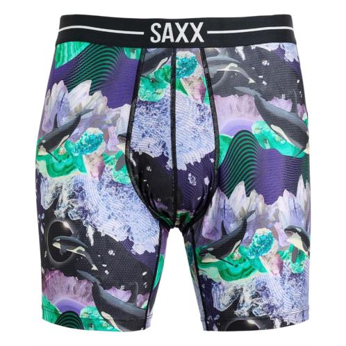 Mens SAXX UNDERWEAR Volt Breathable Mesh Boxer Briefs