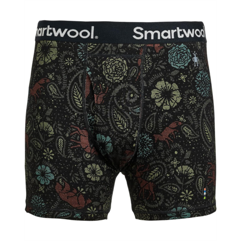 Mens Smartwool Merino Print Boxer Brief