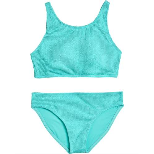 Roxy Kids Crinkle Texture Bikini Set (Big Kid)