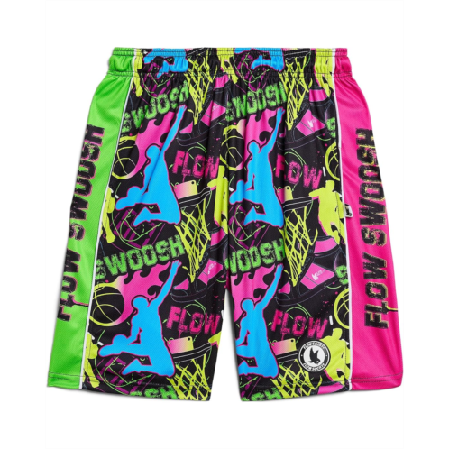 Boys Flow SOCIETY Flow Swoosh Neon Shorts (Little Kid/Big Kid)