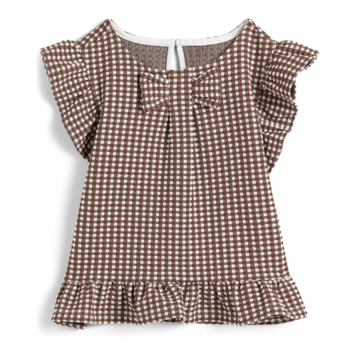 Girls Janie and Jack Gingham Bow Top (Toddler/Little Kid/Big Kid)