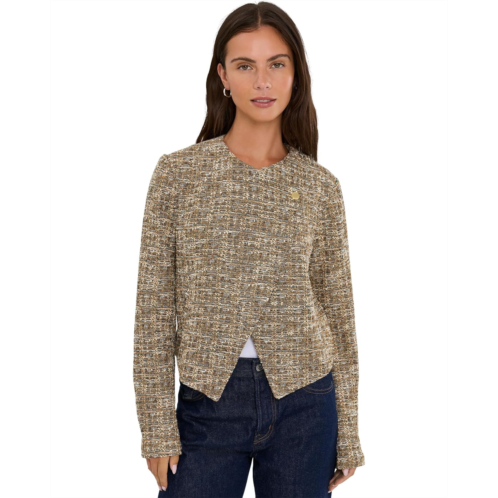 Womens Liverpool Los Angeles Collarless Moto Jacket