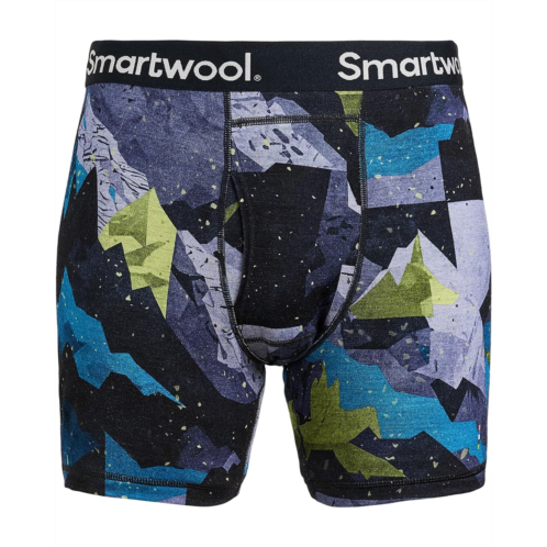 Mens Smartwool Merino Print Boxer Brief