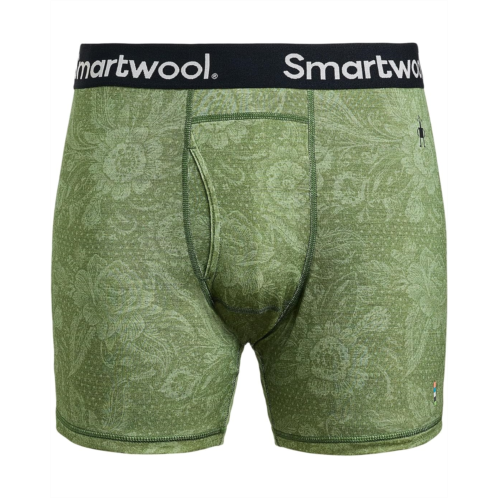Mens Smartwool Merino Print Boxer Brief