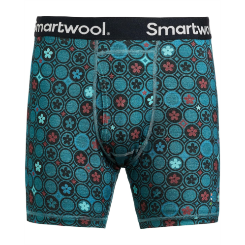 Mens Smartwool Merino Print Boxer Brief