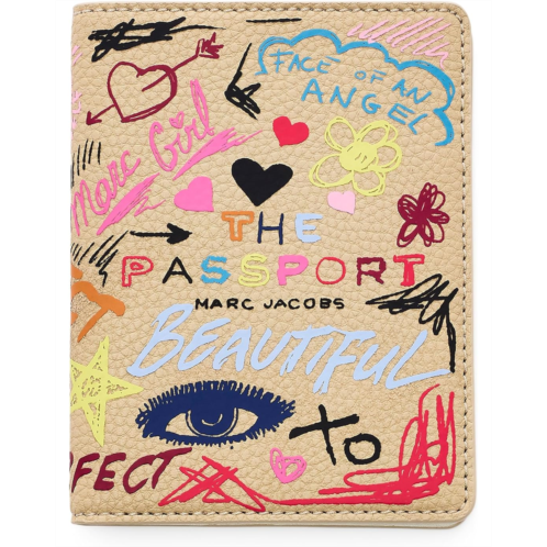 Marc Jacobs The Punk Scribble Passport Case