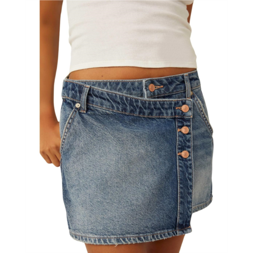 Free People Wynne Denim Skirt