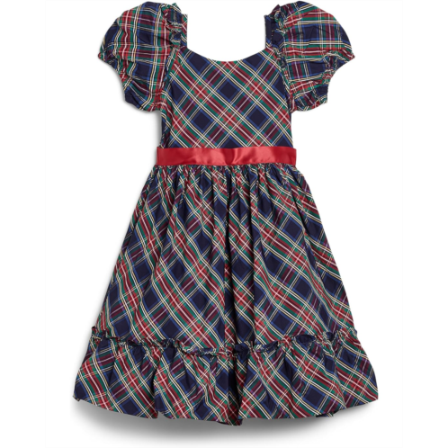 Girls Janie and Jack Plaid Picture Dress (Toddler/Little Kid/Big Kid)
