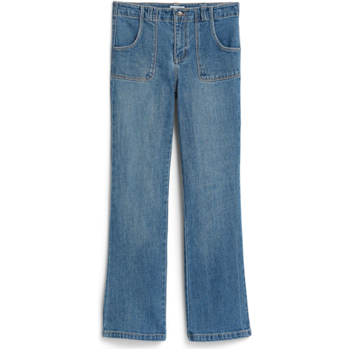 Girls Janie and Jack Four-Pocket Flare Denim Pants (Toddler/Little Kid/Big Kid)