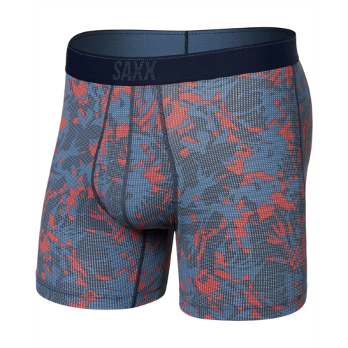Mens SAXX UNDERWEAR Quest Quick Dry Mesh Boxer Brief Fly