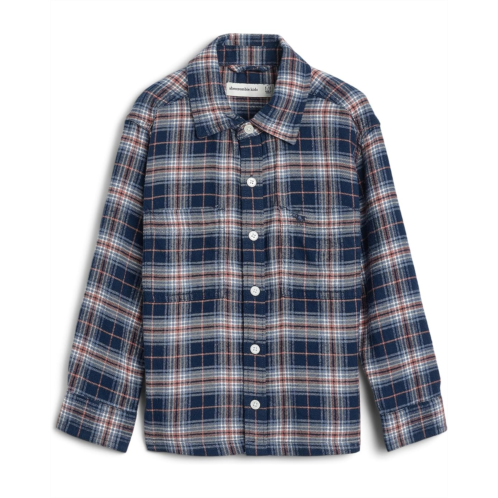 Boys abercrombie kids Coastal Local Flannel (Little Kid/Big Kid)
