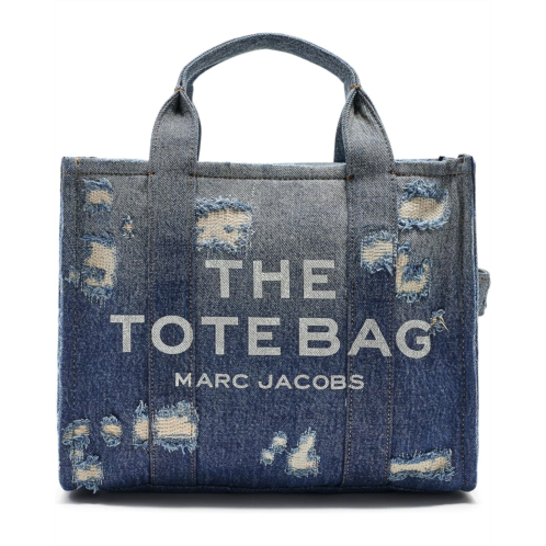 Marc Jacobs The Medium Tote Bag In Rip and Repair Denim