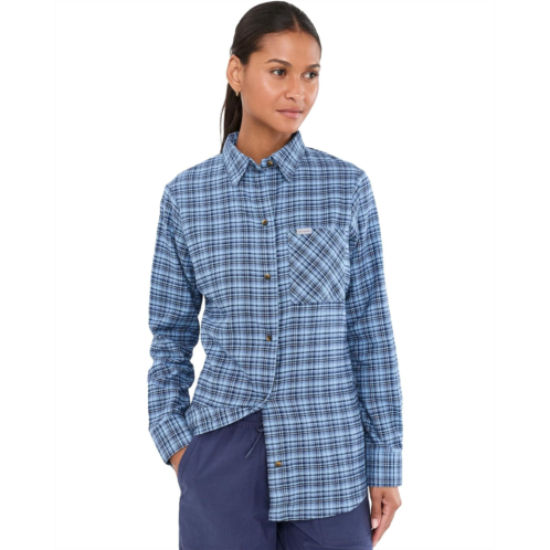 Womens Columbia Calico Basin Flannel Long Sleeve Shirt